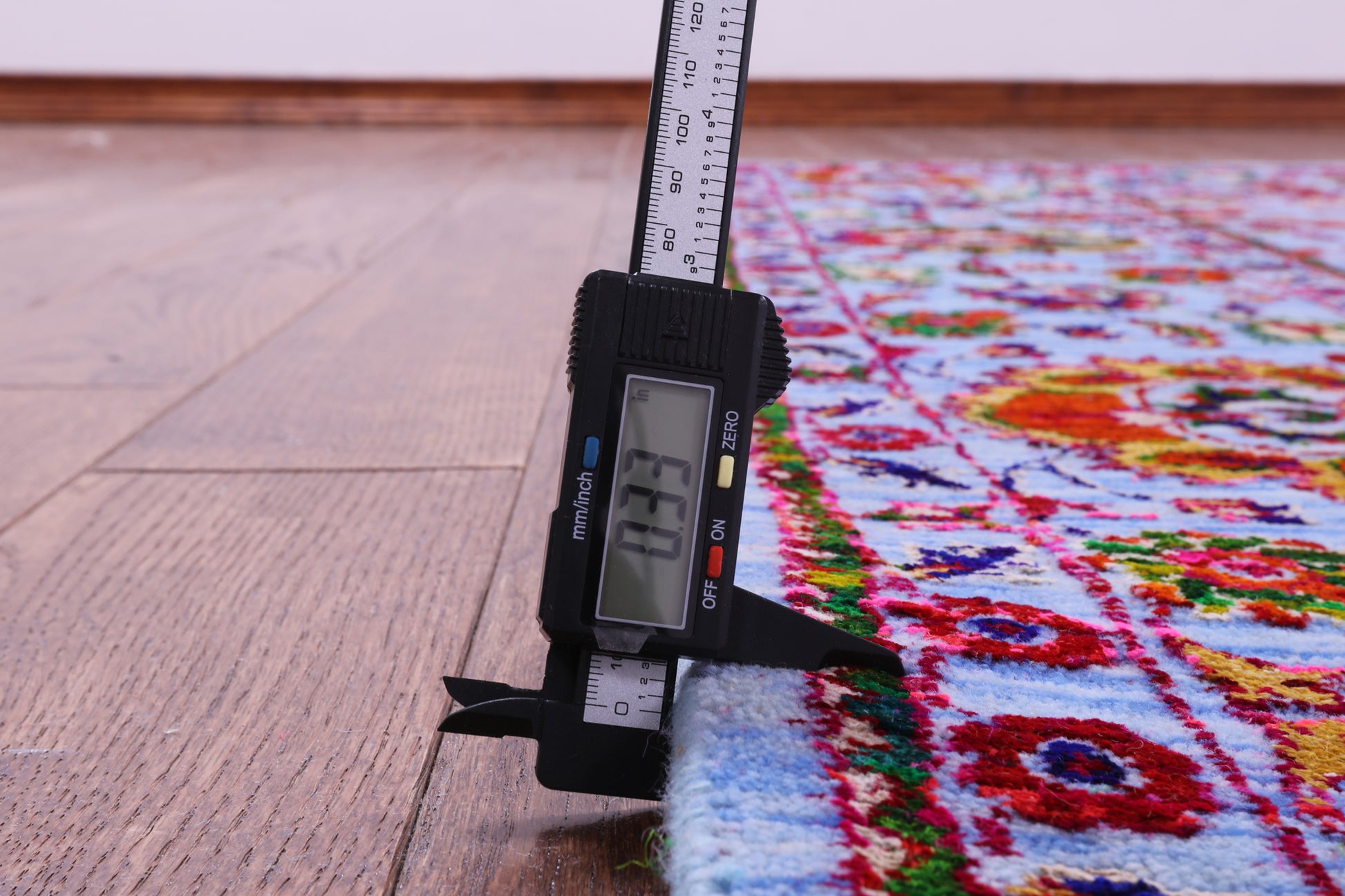Blue Persian Tabriz Handmade Wool & Silk Rug - 7' 11" X 10' 4" - Golden Nile
