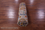Grey Persian Tabriz Hand Knotted Wool & Silk Rug - 7' 10" X 10' 1" - Golden Nile