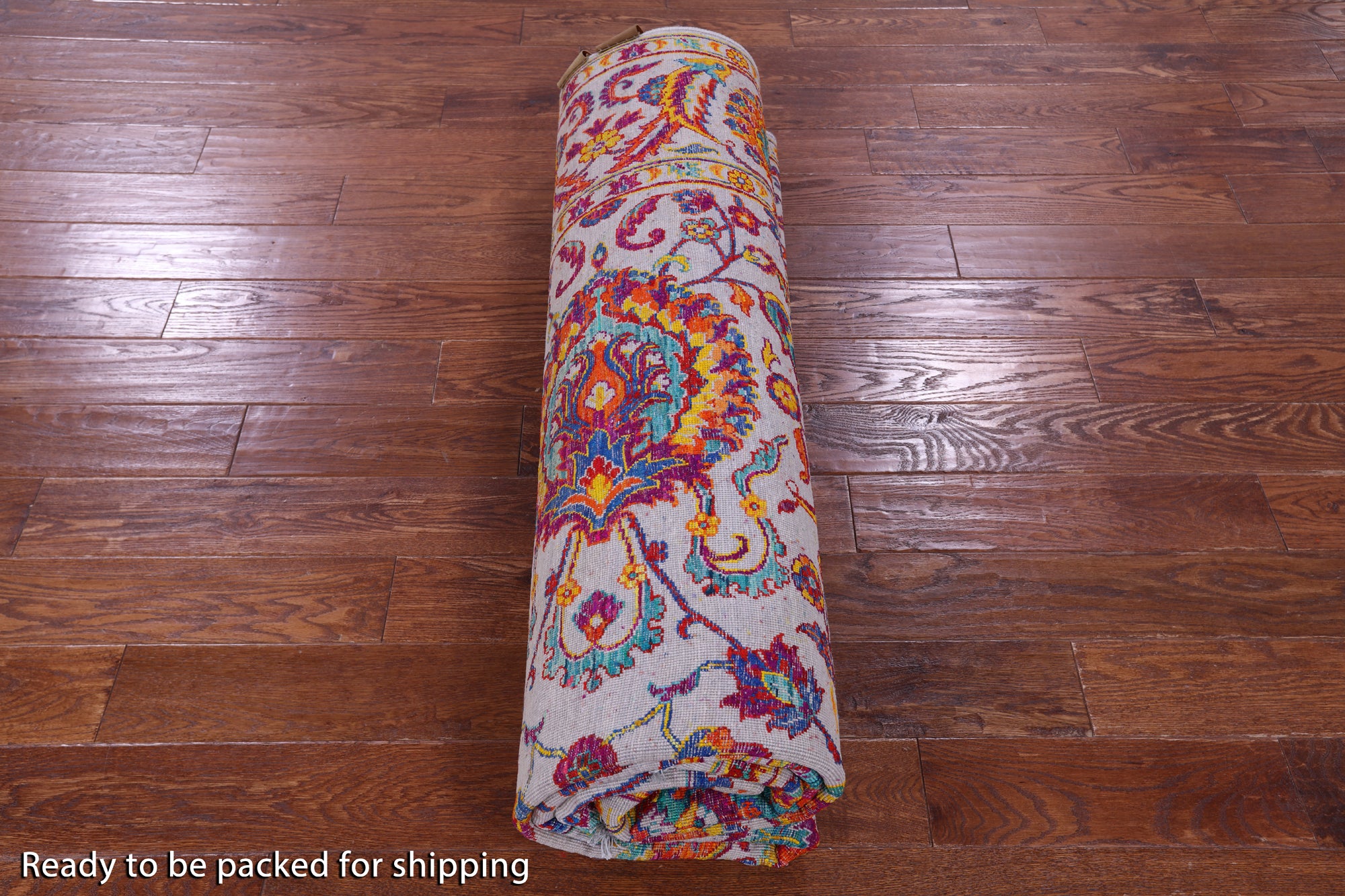 Grey Persian Tabriz Hand Knotted Wool & Silk Rug - 7' 10" X 10' 2" - Golden Nile