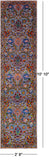 Persian Tabriz Hand Knotted Wool & Silk Runner Rug - 2' 8" X 10' 10" - Golden Nile