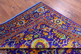 Purple Persian Tabriz Hand Knotted 100% Silk Rug - 9' 0" X 12' 4" - Golden Nile