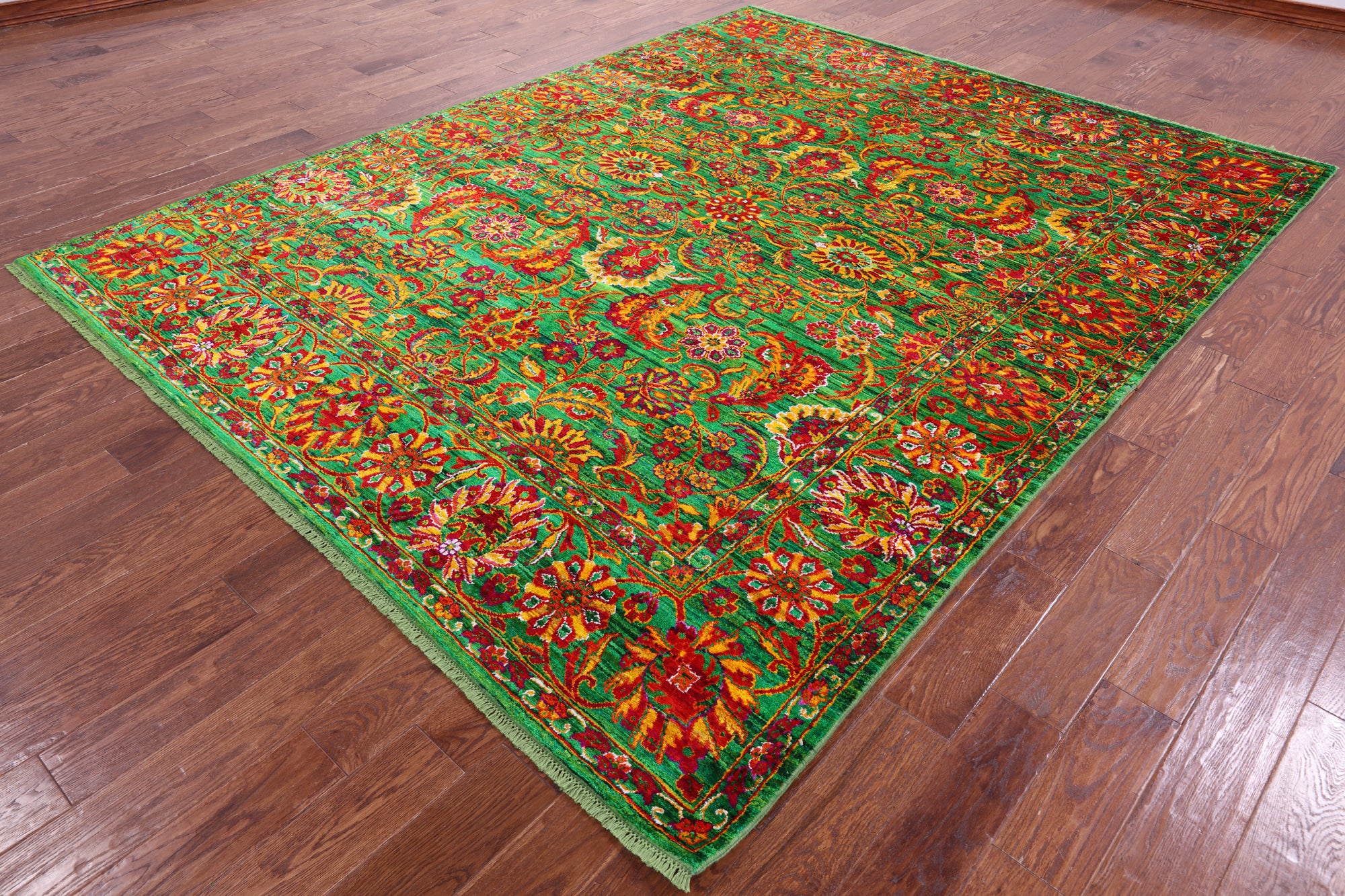 Buy Hand Knotted Chinise Silk Rug 2.5x4.5 Ft