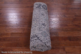 Grey Persian Fine Serapi Hand Knotted Wool & Silk Rug - 9' 1" X 12' 4" - Golden Nile