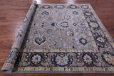 Grey Persian Tabriz Hand Knotted Wool Rug - 8' 1" X 10' 0" - Golden Nile