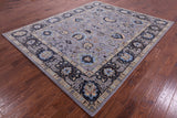 Grey Persian Tabriz Hand Knotted Wool Rug - 8' 1" X 10' 0" - Golden Nile