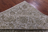 Grey Persian Tabriz Hand Knotted Wool & Silk Rug - 7' 11" X 10' 1" - Golden Nile