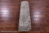 Grey Persian Tabriz Hand Knotted Wool & Silk Rug - 7' 11" X 10' 1" - Golden Nile