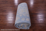 Blue Geometric Fine Serapi Hand Knotted Wool Rug - 12' 2" X 18' 0" - Golden Nile