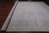 Geometric Fine Serapi Hand Knotted Wool Rug - 12' 2" X 17' 11"