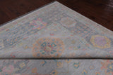 Geometric Fine Serapi Hand Knotted Wool Rug - 12' 2" X 17' 11"