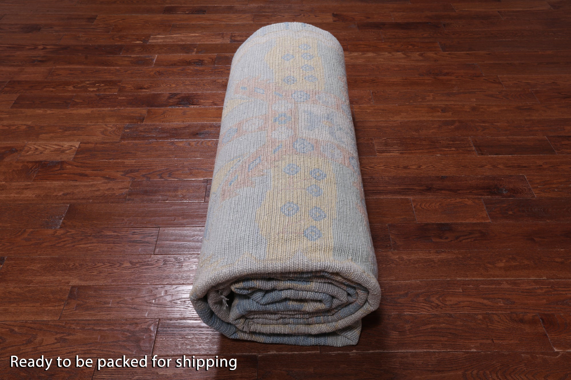 Geometric Fine Serapi Handmade Wool Rug - 12' 2" X 17' 11"