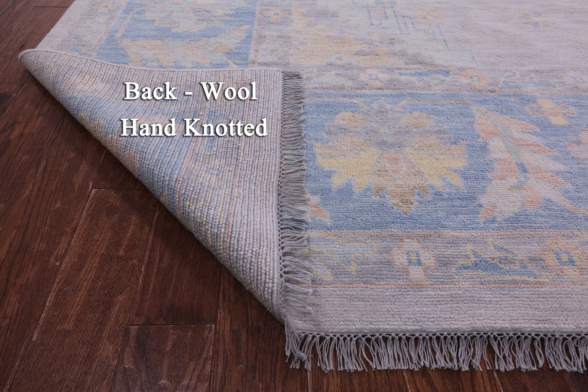 Geometric Fine Serapi Handmade Wool Rug - 12' 2" X 17' 11" - Golden Nile