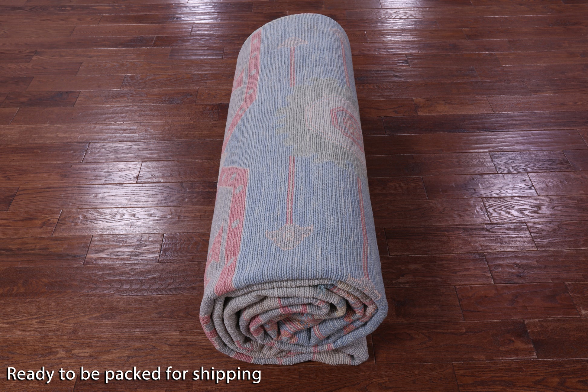 Geometric Fine Serapi Hand Knotted Wool Rug - 12' 2" X 18' 0" - Golden Nile