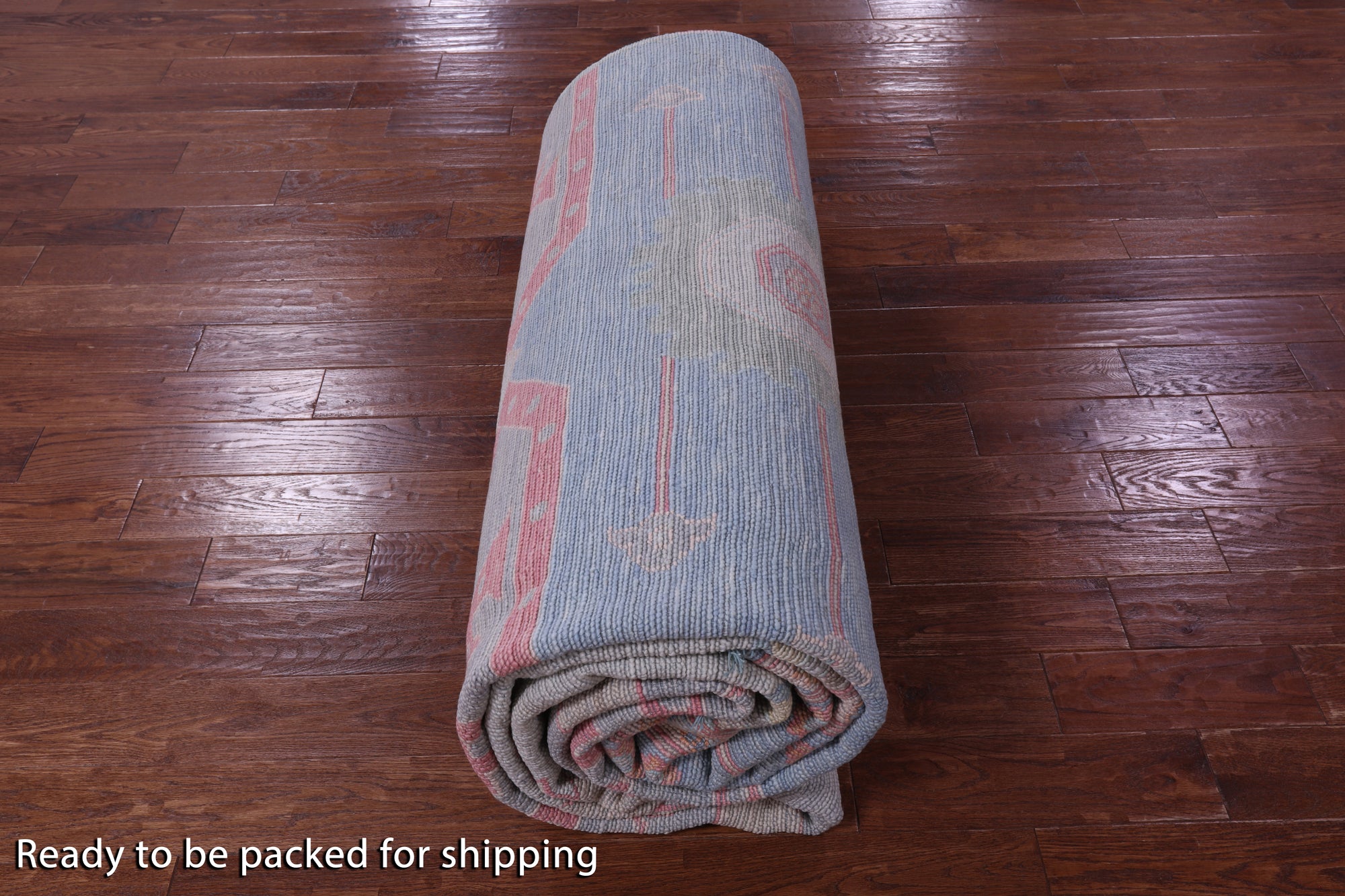 Geometric Fine Serapi Hand Knotted Wool Rug - 12' 2" X 18' 0" - Golden Nile