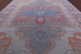Geometric Fine Serapi Hand Knotted Wool Rug - 12' 2" X 18' 0" - Golden Nile