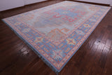 Geometric Fine Serapi Hand Knotted Wool Rug - 12' 2" X 18' 0" - Golden Nile
