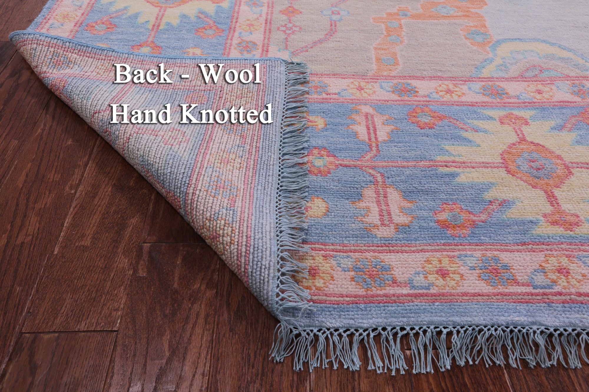 Geometric Fine Serapi Hand Knotted Wool Rug - 12' 2" X 18' 0" - Golden Nile