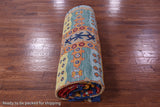 Geometric Fine Serapi Hand Knotted Wool Rug - 11' 11" X 14' 3" - Golden Nile