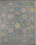 SUPER SALE Grey Turkish Oushak Hand Knotted Wool Rug - 12' 0" X 14' 6"