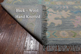 SUPER SALE Grey Turkish Oushak Hand Knotted Wool Rug - 12' 0" X 14' 6"