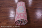 Pink Turkish Oushak Hand Knotted Wool Rug - 12' 2" X 15' 0" - Golden Nile