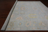SUPER SALE Grey Turkish Oushak Hand Knotted Wool Rug - 12' 1" X 15' 0"