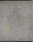 SUPER SALE Grey Turkish Oushak Hand Knotted Wool Rug - 12' 1" X 15' 0"