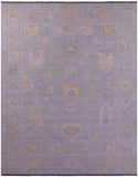 Grey Turkish Oushak Hand Knotted Wool Rug - 12' 1" X 15' 0" - Golden Nile
