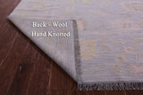 Grey Turkish Oushak Hand Knotted Wool Rug - 12' 1" X 15' 0" - Golden Nile