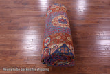 Geometric Persian Mamluk Handmade Wool Rug - 12' 2" X 14' 11" - Golden Nile