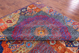 Geometric Persian Mamluk Handmade Wool Rug - 12' 2" X 14' 11" - Golden Nile