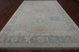 SUPER SALE Grey Turkish Oushak Hand Knotted Wool Rug - 10' 0" X 13' 9"