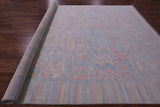 Grey Tribal Moroccan Hand Knotted Wool Rug - 10' 1" X 14' 0" - Golden Nile