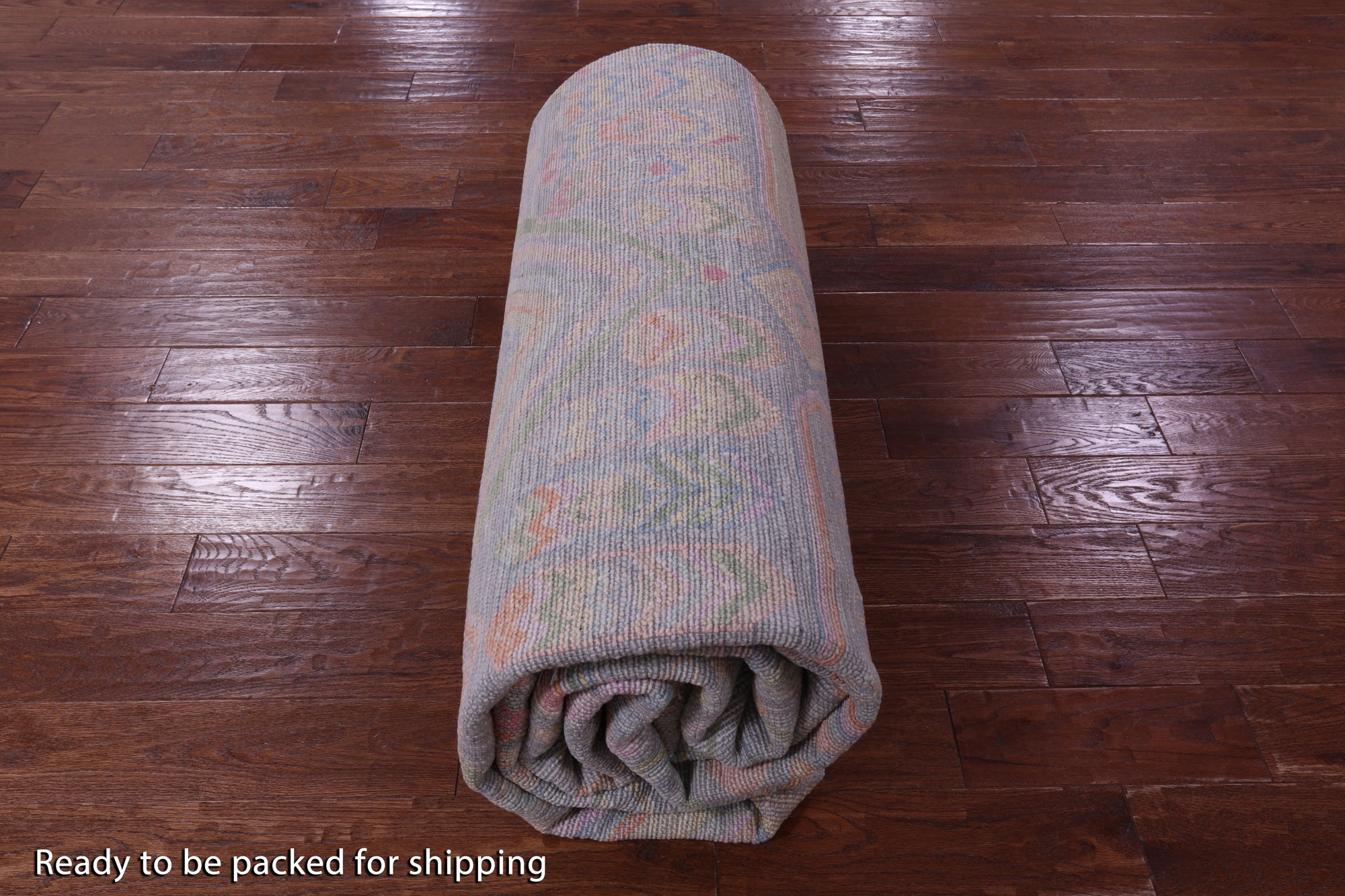 Grey Tribal Moroccan Hand Knotted Wool Rug - 10' 1" X 14' 0" - Golden Nile