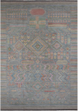 SUPER SALE Grey Tribal Moroccan Hand Knotted Wool Rug - 10' 1" X 14' 0"