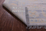 Grey Turkish Oushak Hand Knotted Wool Rug - 9' 11" X 13' 10" - Golden Nile
