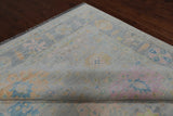 SUPER SALE Grey Turkish Oushak Hand Knotted Wool Rug - 9' 11" X 13' 10"
