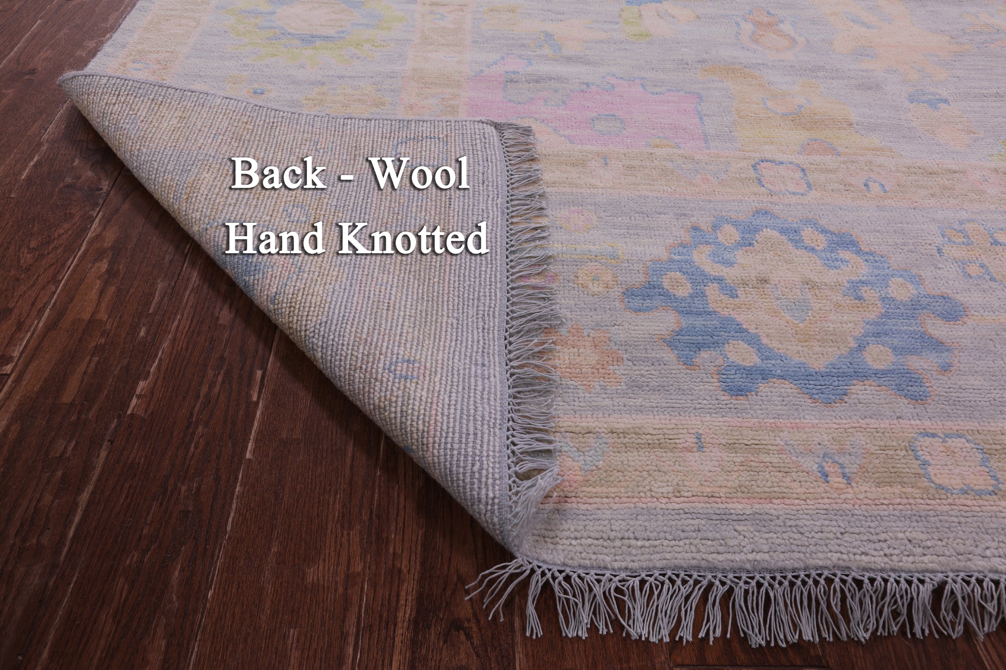 Grey Turkish Oushak Hand Knotted Wool Rug - 10' 3" X 13' 10" - Golden Nile