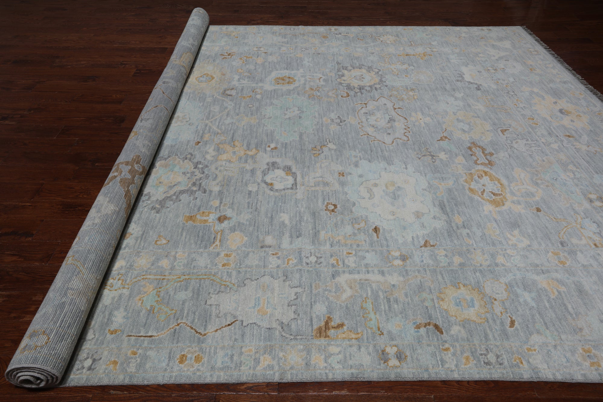 SUPER SALE Turkish Oushak Handmade Wool Rug - 10' 3" X 13' 9"