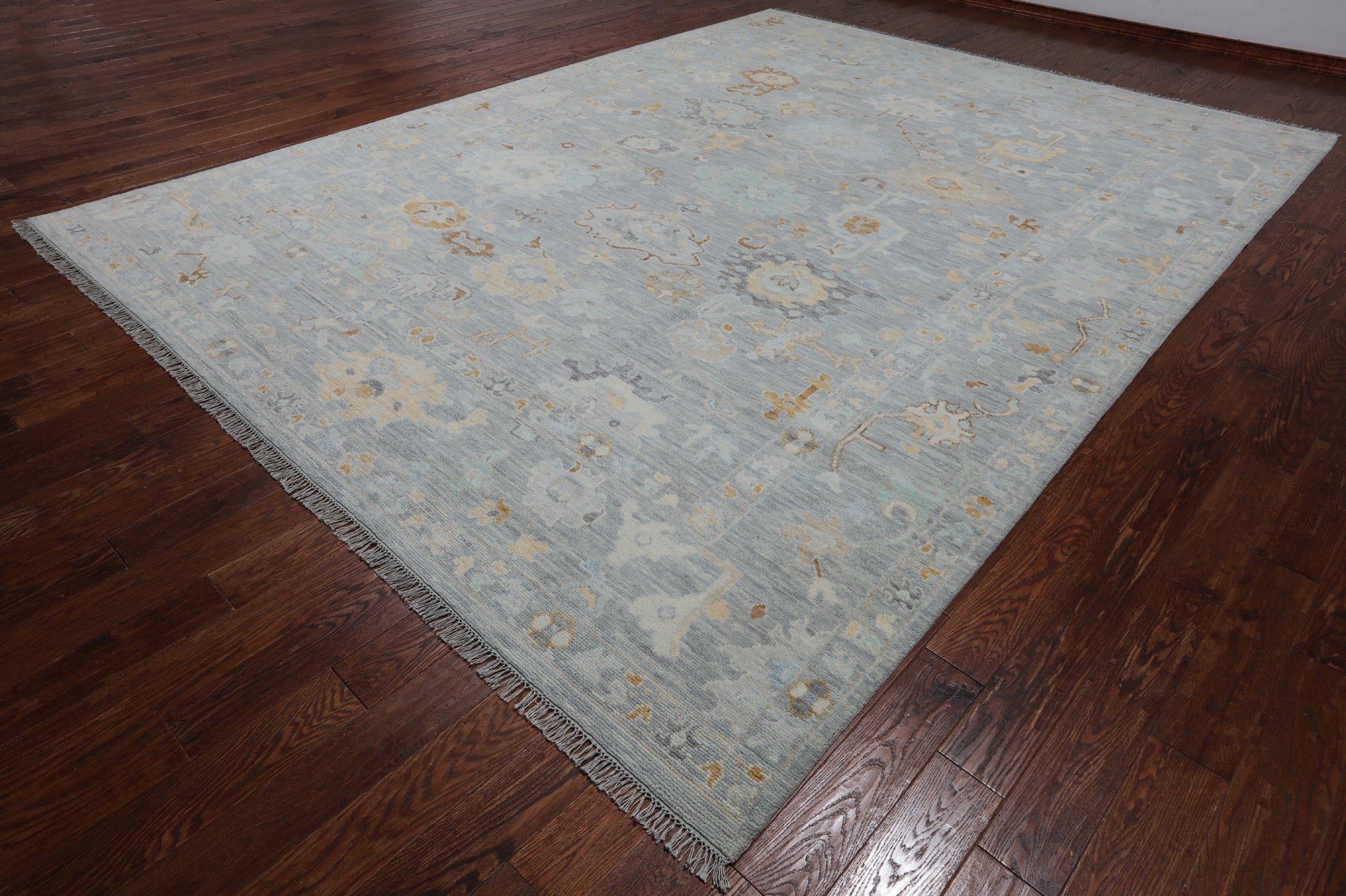 SUPER SALE Turkish Oushak Handmade Wool Rug - 10' 3" X 13' 9"