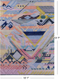 Tribal Moroccan Hand Knotted Wool Rug - 10' 1" X 13' 7" - Golden Nile
