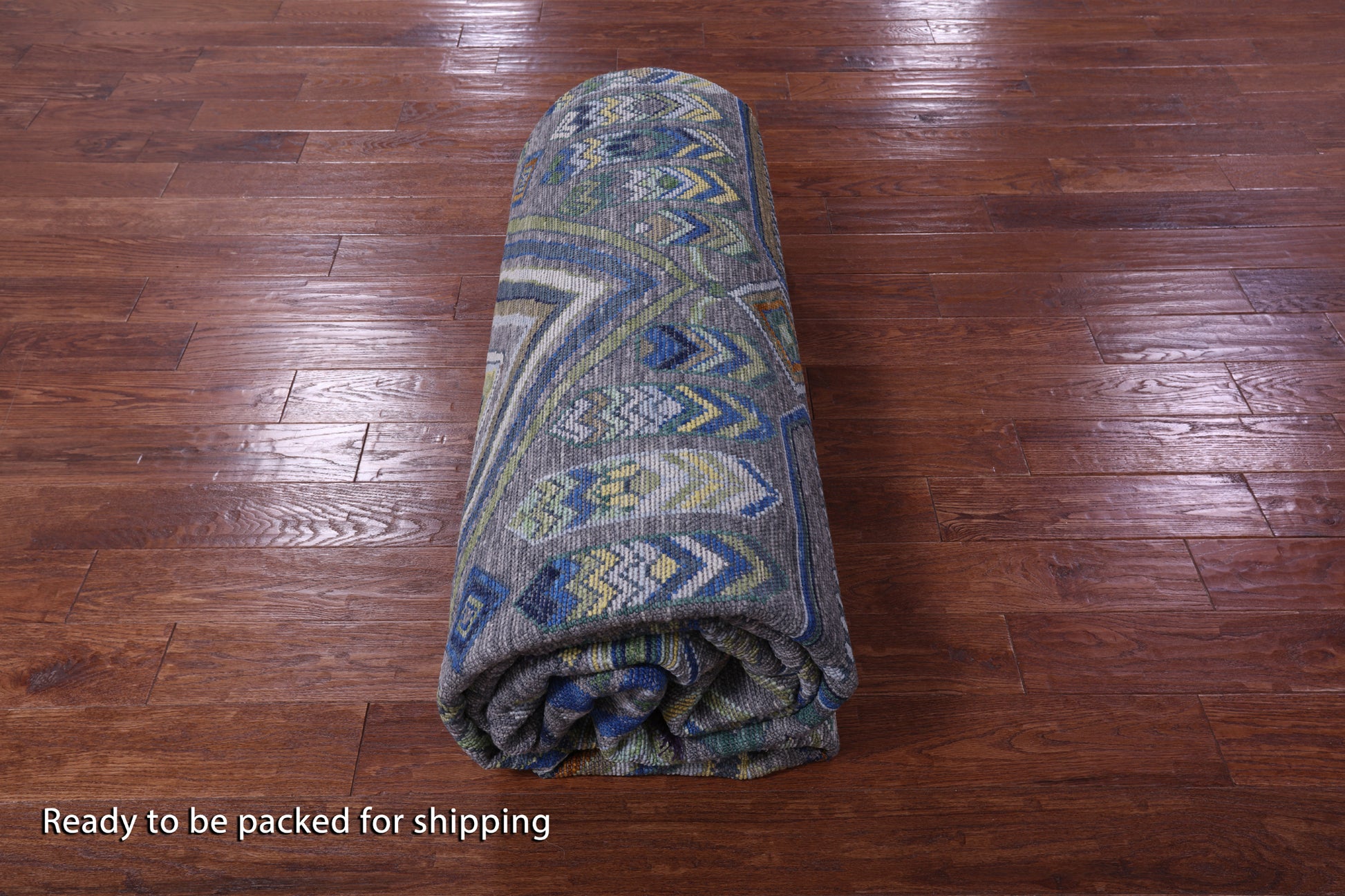 Tribal Moroccan Handmade Wool Rug - 10' 2" X 13' 11" - Golden Nile