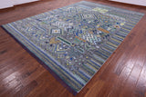 Tribal Moroccan Handmade Wool Rug - 10' 2" X 13' 11" - Golden Nile