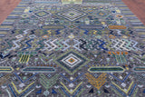 Tribal Moroccan Handmade Wool Rug - 10' 2" X 13' 11" - Golden Nile
