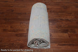 SUPER SALE Grey Turkish Oushak Hand Knotted Wool Rug - 10' 3" X 13' 11"