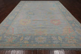 SUPER SALE Grey Turkish Oushak Hand Knotted Wool Rug - 10' 3" X 13' 11"