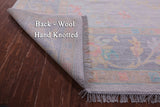 Grey Turkish Oushak Hand Knotted Wool Rug - 10' 3" X 13' 11" - Golden Nile