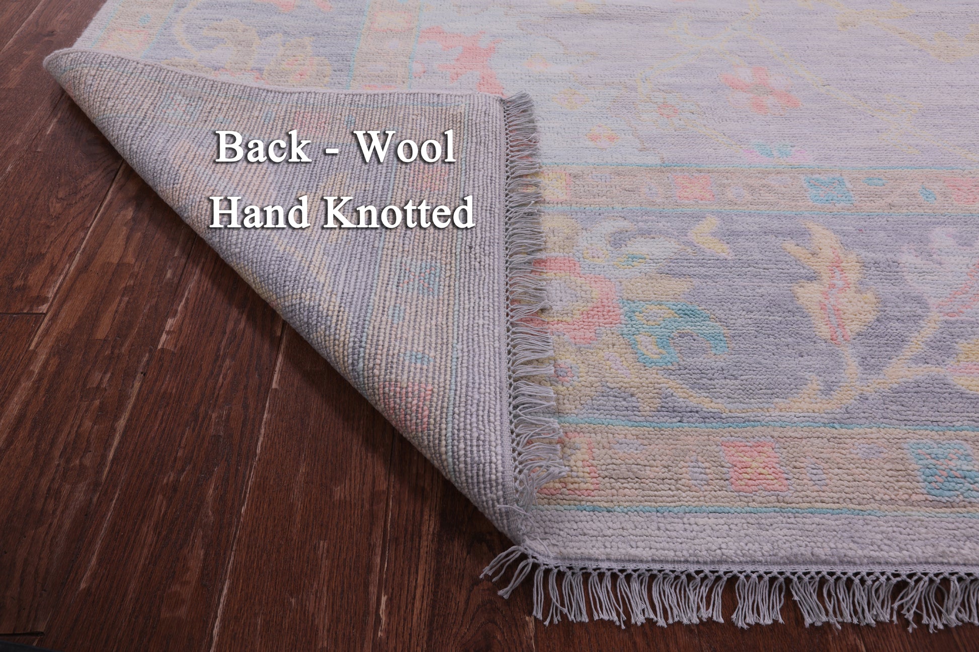 Grey Turkish Oushak Hand Knotted Wool Rug - 10' 3" X 13' 11" - Golden Nile
