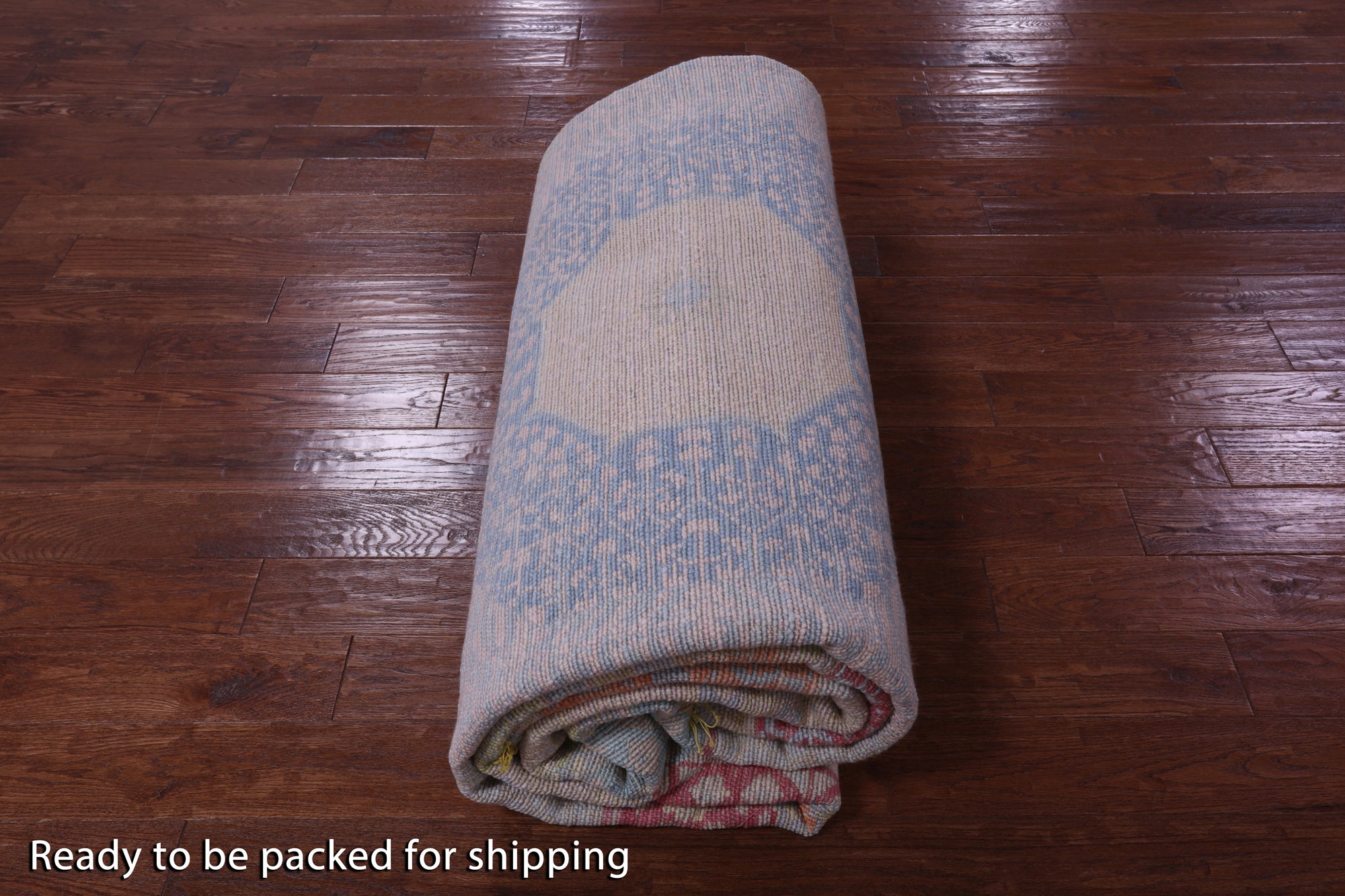 Geometric Persian Mamluk Hand Knotted Wool Rug - 10' 3" X 13' 11" - Golden Nile