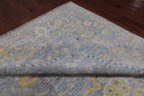 Grey Persian Tabriz  Hand Knotted Wool Rug - 10' 2" X 14' 2"